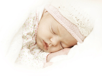 kleines schlafendes Baby