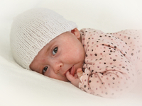 drei Monate altes Baby Mädchen