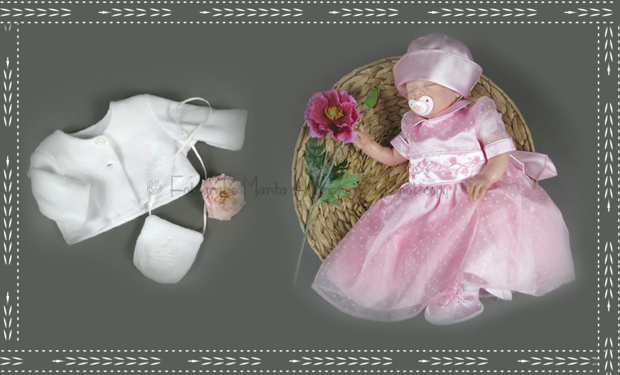 festliche Taufbekleidung zur Taufe für Babys - kleine Mädchen