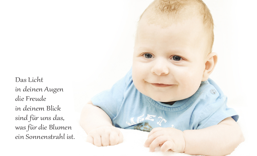 kleiner Junge 4 Monate alt