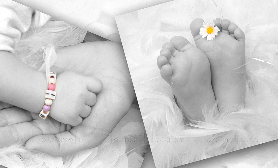 Babys Hände und Füßchen