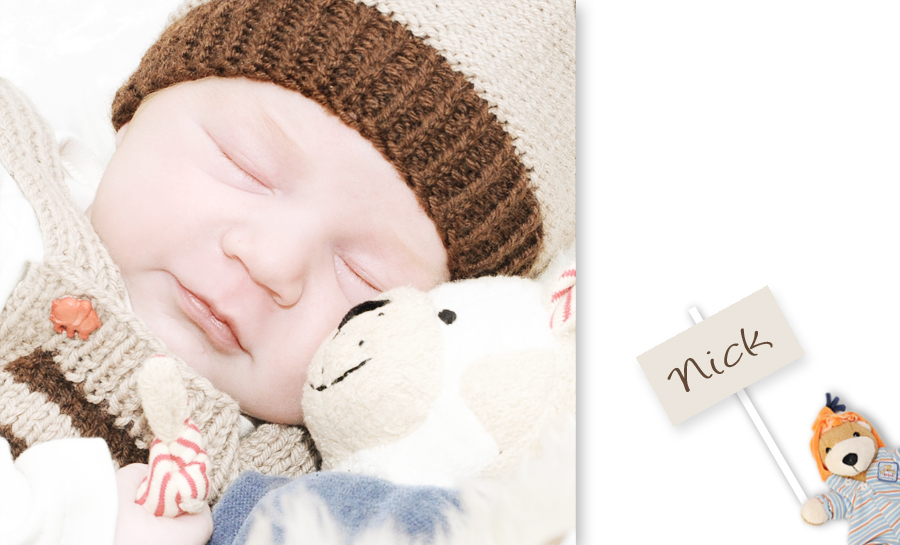 kleines schlafendes Baby