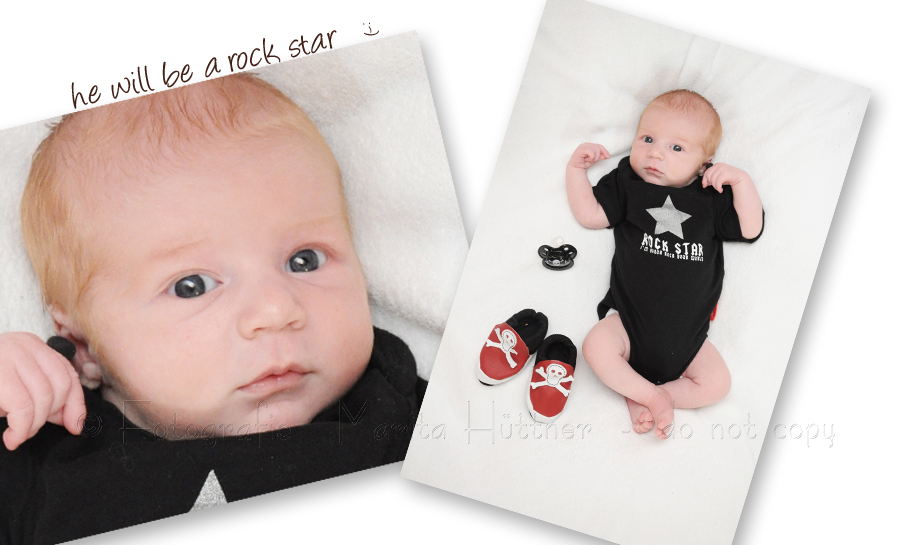 kleines Baby Rockstar