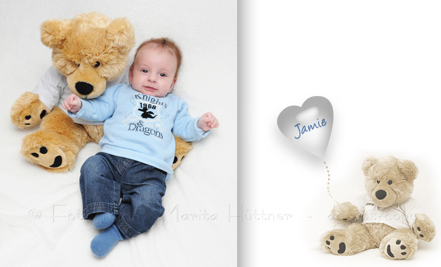 3 Monate altes Baby - Junge