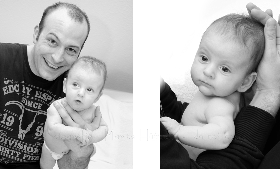 Baby mit Papa
