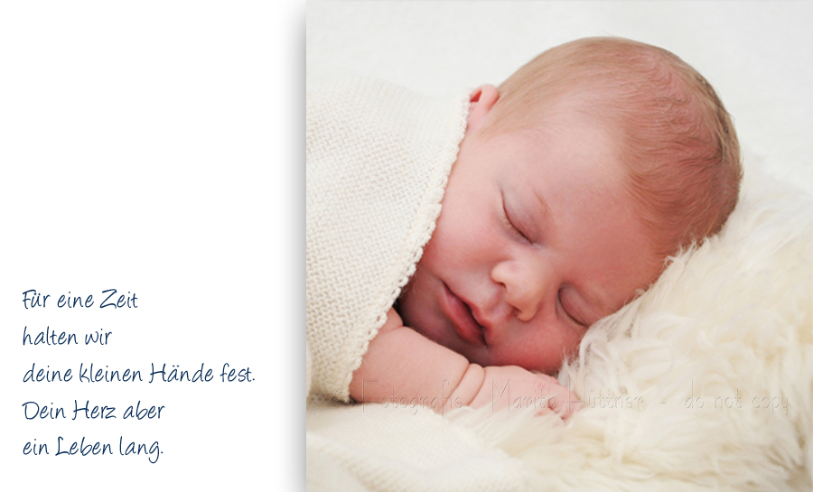 schlafendes neugeborenes Baby