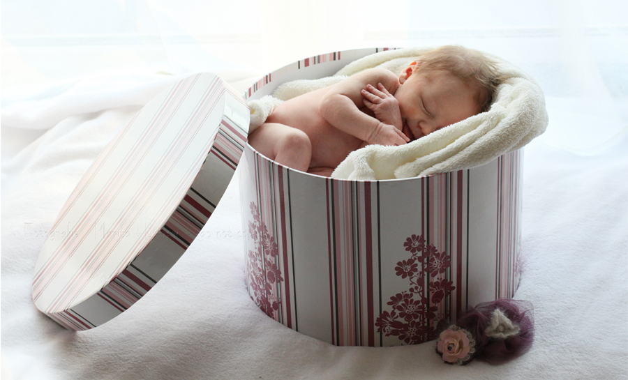 neugeborenes Baby Mädchen
