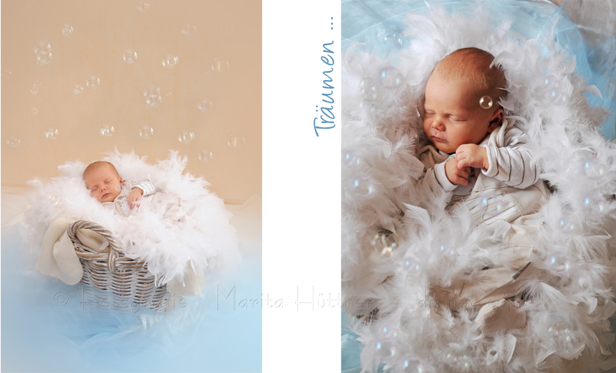 neugeborener kleiner Junge - Babyfotografie Brackenheim