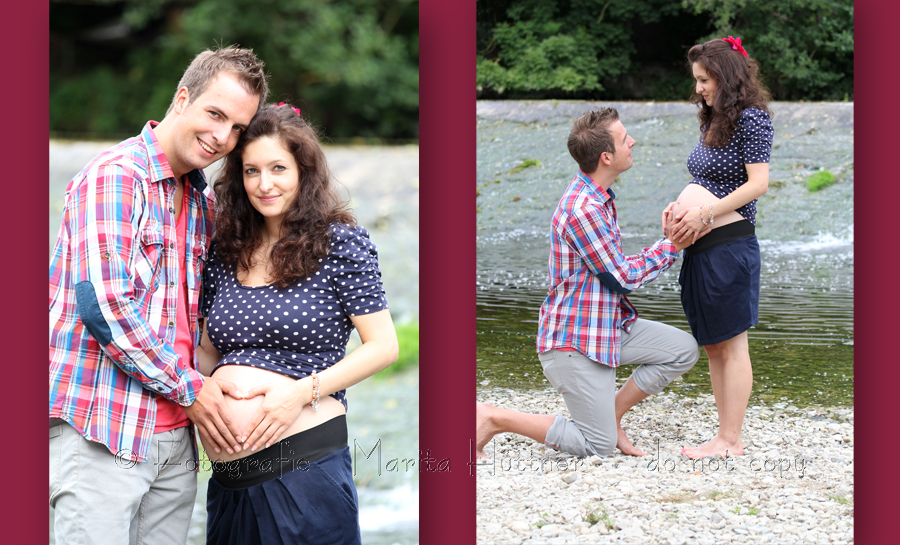 outdoor-Fotoshooting schwangerschaft in Langenburg, Fotografie Marita Hüttner