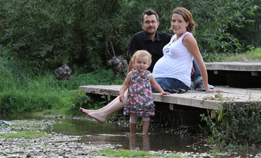 Familienfoto, Schwanger, Babybauch, Marita Hüttner